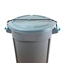 SideArm Trash Can Lock for Round Bins with Handles (Bin Not Included) – No Drill Strap Secures Lid Against Animals & Wind – Fits 20–55 Gallon Garbage Cans (Bin Not Included)