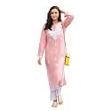 Sidhidata Rayon Floral Embroidered Long Kurti 