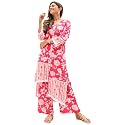 Sidhidata Women39s Rayon Blend Floral Printed Kurta