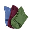 Sierra Socks Women's Cotton Diabetic Ankle Socks, 3 Pair