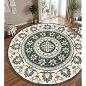 Sifa Carpet Traditional Floral Round Area Rug