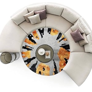 Sifa Carpet Modern Round Area Rug -