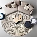 Sifa Carpet Modern Round Area Rug 