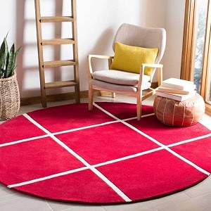 Sifa Carpet Round Handmade Mid-Century Modern Abstract
