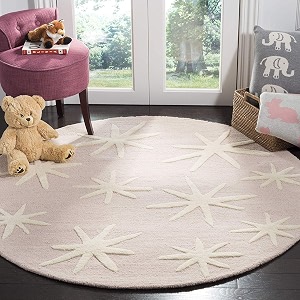 Sifa Carpet Round Handmade Mid-Century Modern Abstract