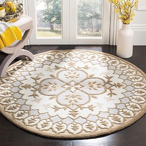 Sifa Carpet Round Handmade Mid-Century Modern Abstract