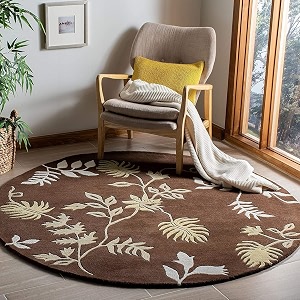 Sifa Carpet Round Handmade Mid-Century Modern Abstract