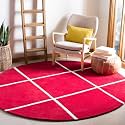 Sifa Carpet Round Handmade Mid-Century Modern Abstract