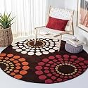 Sifa Carpet Round Handmade Mid-Century Modern Abstract