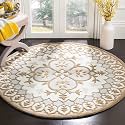 Sifa Carpet Round Handmade Mid-Century Modern Abstract