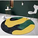 Sifa Carpet Round Handmade Mid-Century Modern Abstract