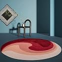 Sifa Carpet Round Handmade Mid-Century Modern Abstract