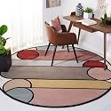 Sifa Carpet Round Handmade Mid-Century Modern Abstract