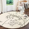 Sifa Carpet Round Handmade Mid-Century Modern Abstract