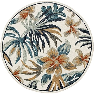 Sifa Carpet Traditional Floral Round Area Rug