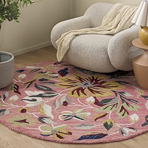 Sifa Carpet Traditional Floral Round Area Rug