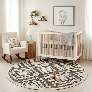 Sifa Carpet Traditional Floral Round Area Rug