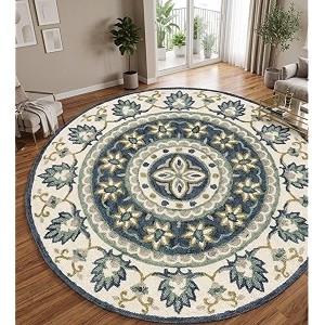 Sifa Carpet Traditional Floral Round Area Rug