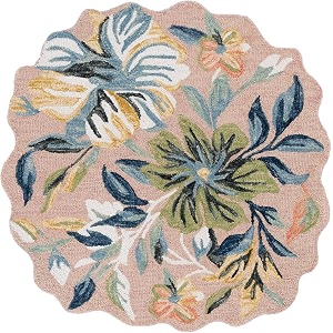 Sifa Carpet Traditional Floral Round Area Rug
