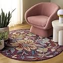 Sifa Carpet Traditional Floral Round Area Rug