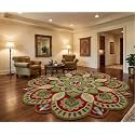 Sifa Carpet Traditional Floral Round Area Rug