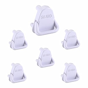 baby safety electric socket plug cover guards with handle pack of 65 small 1 large white  perfect for used socket