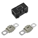 Midi Fuse Holder and 2 High Current Fuses for Cars, Trucks, Vehicles (150 Amp)