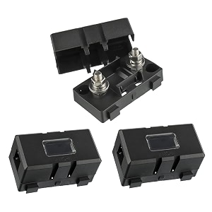 midi fuse holder for screw-on or strip car fuse 3 pieces