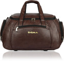 sigma bags Premium Travel Bags Vegan Leather Luggage Bags For men and Women Small Travel Bag  - Medium