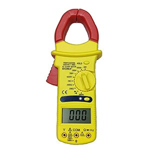 sigma instruments digital ac clamp meter sigma 6046 trms 1000 amp ac - with calibration certificate