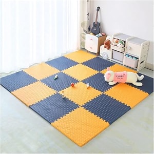 signatron puzzle flooring  kids interlocking play mat  baby play mat  play mats for kids  12 mm thick 40 tiles - 160 square feet