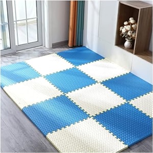 signatron puzzle flooring  kids interlocking play mat  baby play mat  play mats for kids  12 mm thick 12 tiles - 48 square feet
