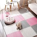 Puzzle Flooring || Kids Interlocking Play mat || Baby Play Mat || Play mats for Kids || 12 MM Thick (16 Tiles - 64 Square Feet)