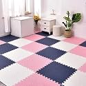 SIGNATRON Puzzle Flooring || Kids Interlocking Play mat || Baby Play Mat || Play mats for Kids || 12 MM Thick (16 Tiles - 64 Square Feet)