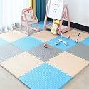 SIGNATRON Puzzle Flooring || Kids Interlocking Play mat || Baby Play Mat || Play mats for Kids || 12 MM Thick (6 Tiles - 24 Square Feet)