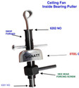 SIGNATT Ceiling Fan Bearing Puller 2 in 1 Two in One 6201-6202 Lever Tool (14 cm) Lever Tool