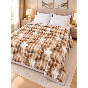Signature 3-Ply Faux Rabbit Fur Blanket King