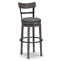 Signature Design by Ashley Caitbrook Swivel 30" Bar Height Bar Stool, Gray