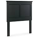Signature Design by Ashley Lanolee Twin Panel Headboard, Black Wood