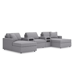 Signature Design by Ashley Gray Sectional with