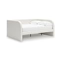 Signature Design by Ashley Birkmore Full Upholstered Daybed, Tan/White