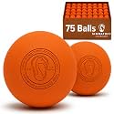 Signature Lacrosse Ball Set - Packs of 2, 4, 8, 12, and 100 - No Chemical Smell Massage Balls, Myofascial Release Tools, Back Roller, Muscle Knot Remover