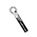 SIGNOOGLE 1 Pcs Bajaj Pulsar Dts i 220 Racing Rider Theme Lanyard keychain Holder Compatible For All Bikes Car Key Holder Key Tag Multicolored (6 x 1 Inches)