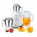 Signora Powermatic 945 Watts 3 In 1 Mixer Grinder | German Double Ball Bearing Motor 22000 Rpm for Wet Dry Grinding | 5 Years Motor Warranty | Unbreakable Polycarbonate (3 Jars- 0.5L+1L+1.75L)