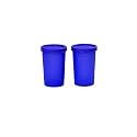 SIGNORA WARE Plastic Big Nano Round Container Set, Set of 2, Deep Violet