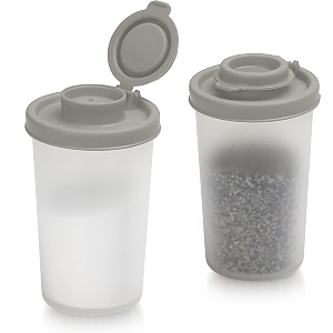 signoraware bpa free plastic big spice shaker 140ml  grey