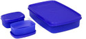 Signoraware Compact 3 Containers Plastic Office Lunch