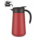 SignoraWare Hot Champ Thermosteel Carafe 24 Hours Hot or Cold Tea/Coffee Pot, 800 ml, Red,Set of 1, Stainless Steel