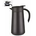 SignoraWare Hot Champ Thermosteel Carafe 24 Hours Hot or Cold Tea/Coffee Pot, 800 ml, Black, Set of 1,Stainless Steel