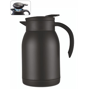 signoraware hot max thermosteel carafe 24 hours hot or cold teacoffee pot 800 mlset of 1 black stainless steel